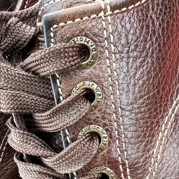 Dr. Martens Brown Leather Women's Oxfords - Picture 8 of 11